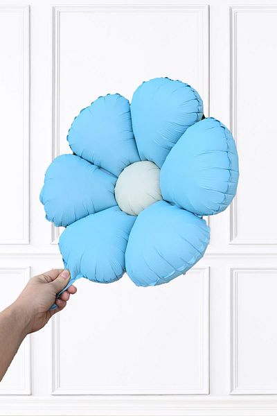 PEKSHOP Macaron Blue Daisy Foil Balloon