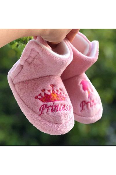Pandalina Panduf Princess - Νηπιαγωγείο για κορίτσια, παιδικά παπούτσια για το σπίτι με κορώνα και αντιολισθητική σόλα