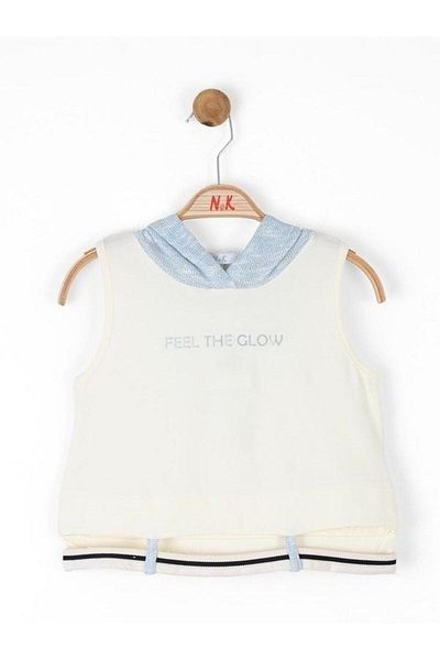 NK Soft Knitwear Girl's Blouse - Hat Detail
