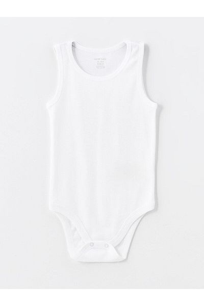 LC Waikiki LCW baby Crew Neck Basic Baby Girl Snap Body 2-Piece