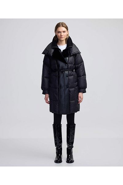 İpekyol Fabric Mix Inflatable Coat