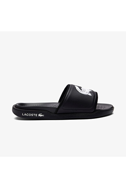 Lacoste Women's Croco Dualiste Black Slippers