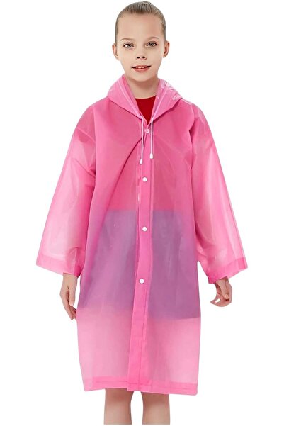 Uniquetrenders Dečji kišni mantil sa kapuljačom otporan na vetar Eva kišni ma...