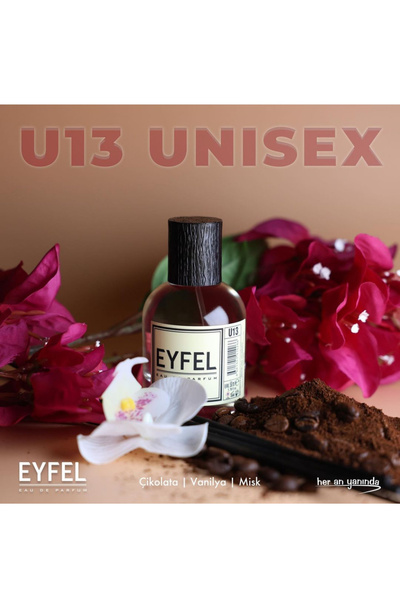 Eyfel Parfüm U13 50 ml Eyfel Unısex Parfüm (ÇİKOLATA KOKUSU)