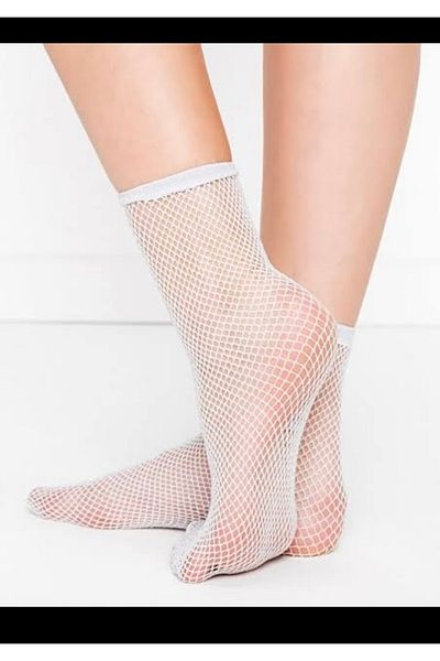ZvM 2 Pack White Mesh Socks