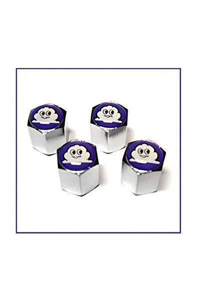 İthal Michelin Sibop Kapağı Metal Michelin Logolu 4 Adet