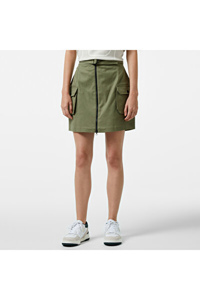 Lacoste Kadın Relaxed Fit Haki Etek