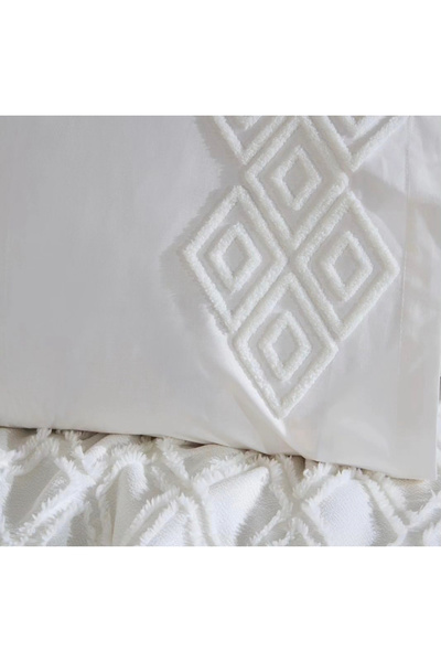 Şekerbibi Liya Cream Color 9 Piece Pique Duvet Cover Set