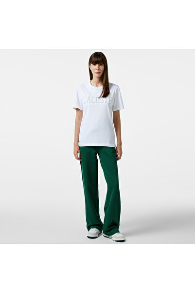 Lacoste Kadın Straight Fit Koyu Yeşil Eşofman Altı