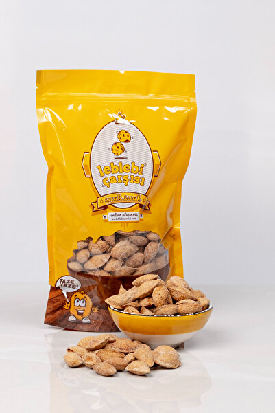 Leblebi Çarşısı Kavrulmuş Tuzlu Diş Badem - 500 Gr