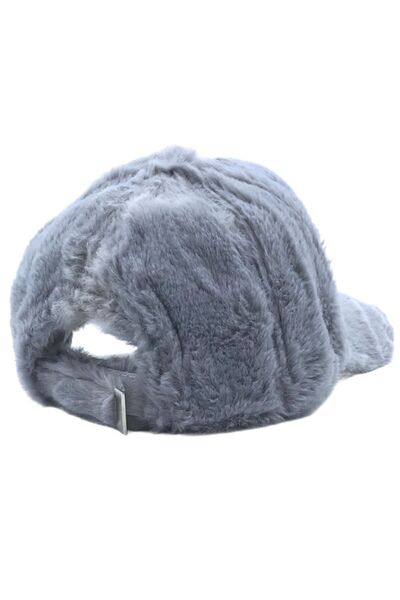 AXE SPORTSWEAR Gray Plush Soft Texture - Adjustable Back and Velcro Buckle Baseball Cap Cap Hat Hat