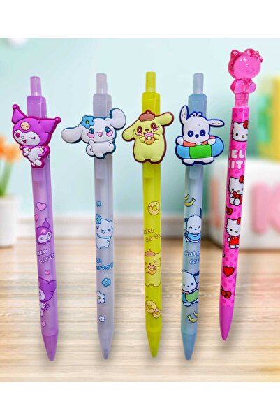 izmir yazici servis Kuromi Helle Kitty Uçlu Kalem Seti 0.7 Uçlu 5 Li Tam Set ...