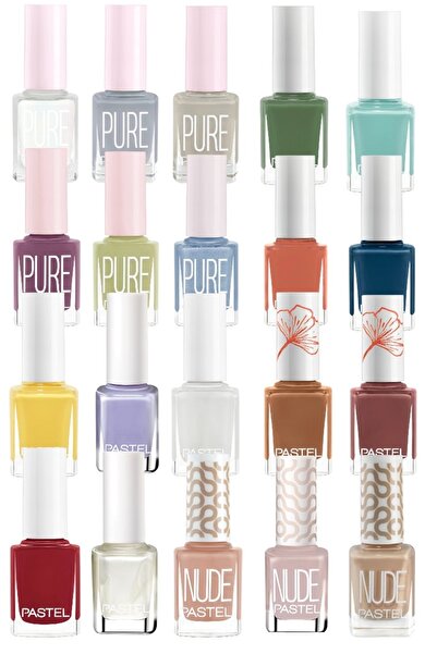 Pastel Oje 20li set 601-603-608-612-619-621-313-316-298-295-318-142-394-395-02-771-762-765-333-336