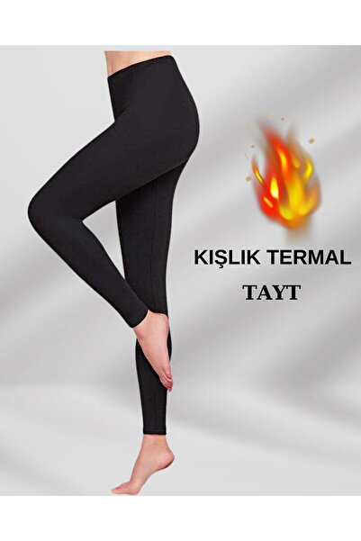 SEBURAM COLLECTION Women's Winter Black Leggings Underwear Thermal Leggings