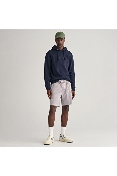 Gant Erkek Gri Regular Fit Logolu Şort