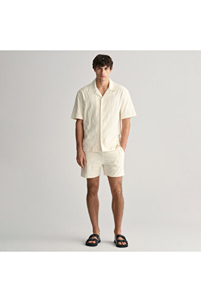 Gant Erkek Krem Relaxed Fit Şort