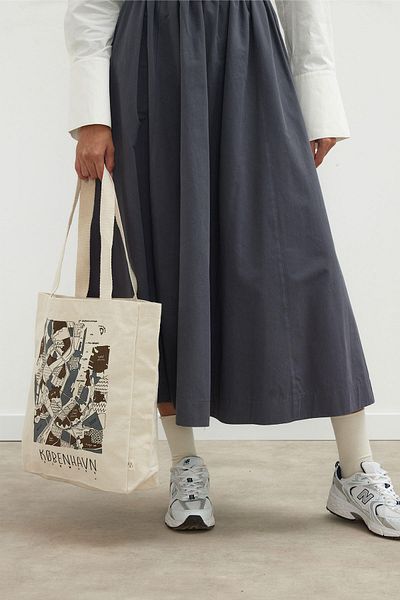 Manuka BEDRUCKTE GÄSTETASCHE AUS STOFF KOPENHAGEN