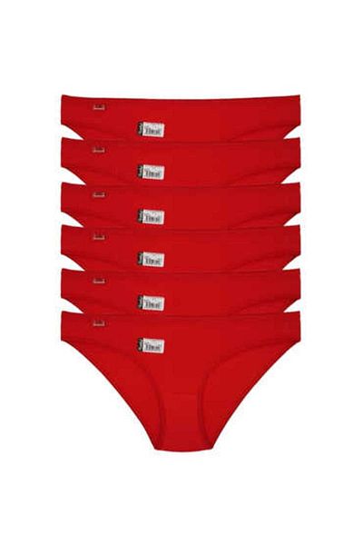 Tutku Bikini Tutku 715 pentru femei din elastan - Pachet de 12 roșii