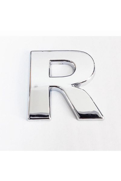 doremodam Lisinya202 Cemax R Letter 3.75 سم مع لاصق كروم - 290929 -1453