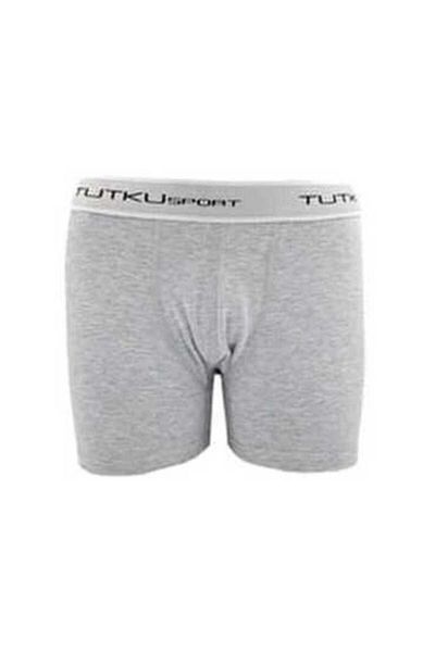 Tutku Tutku 0400 Men's Gray Elastane Sports Boxers - Pack of 6