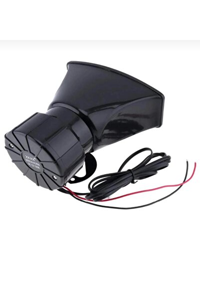 SİSA SENİSTESENAL 7 Sesli Mikrofonlu Megafon Siren 100 WATT Yüksek Sesli 12 Volt Uyumlu