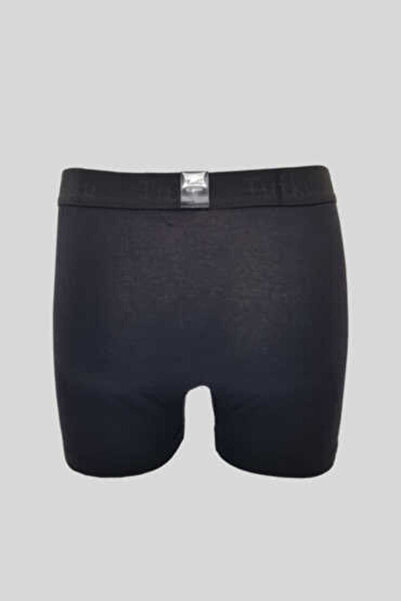 Tutku 0114 Toptan Çamaşırcı Erkek Elastan Boxer 6lı Paket Siyah