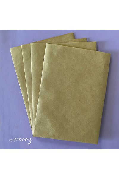 by Merry 10 Pieces 17X24 cm Thick Kraft Gift Package - Wrapping Paper