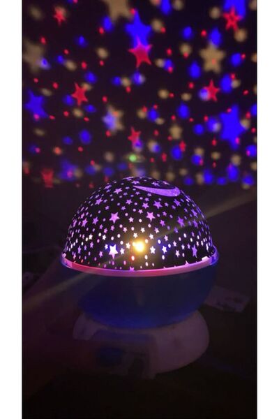 Örgün Aydınlatma Kalem Pilli Yıldız ve Ay/Tavan ve Duvar Yansıtmalı Küre Tip ...