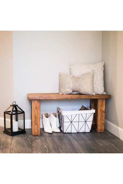 DizyWood Ahşap Bank Bench Koltuk Mutfak Sandalyesi