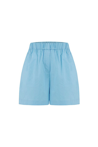 Twist Elastic Waist Shorts