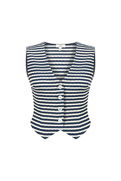 Twist Жилет орме в смужку Смугастий візерунок