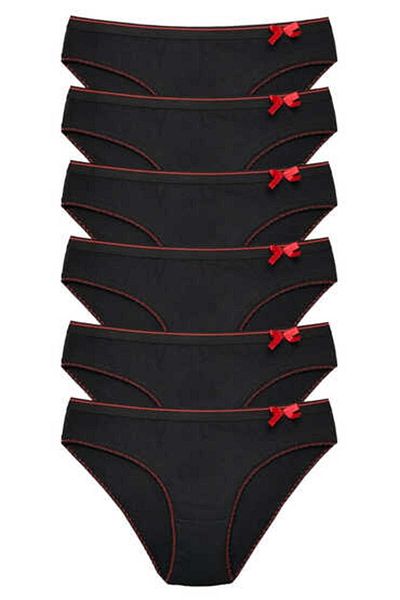 Tutku 776 Tutku Black Women's Bade Bikini - Pack of 12