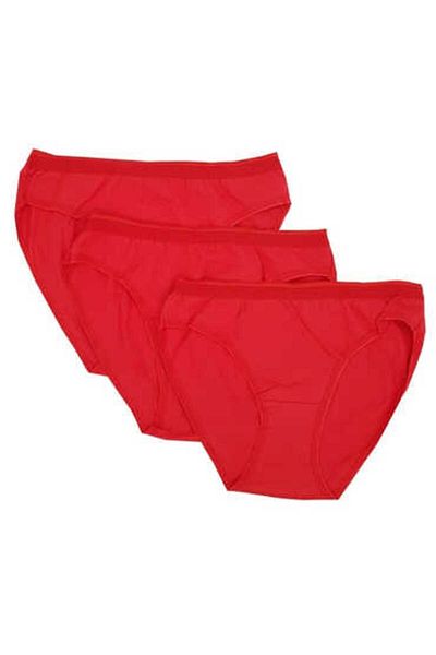 Tutku Red 635 Model Waterway Women's Bikini - Pack of 12