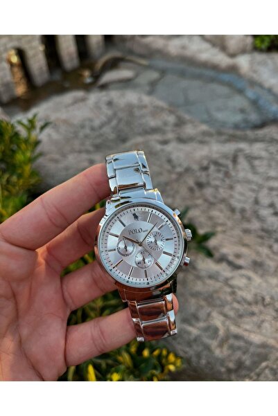 ÇENÇEN Tamamı Gümüş Erkek Kol Saat