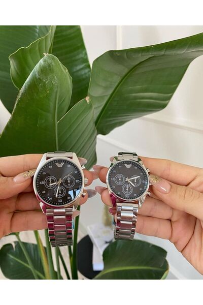 ÇENÇEN Çift Saatleri Trend Moda Çelik Sevgili Kol Saatleri