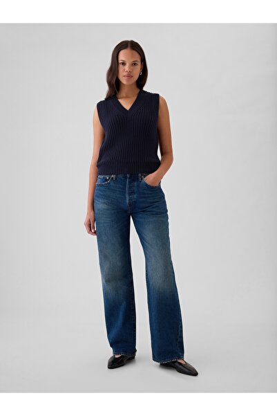 GAP Kadın Lacivert Kazak Yeleği