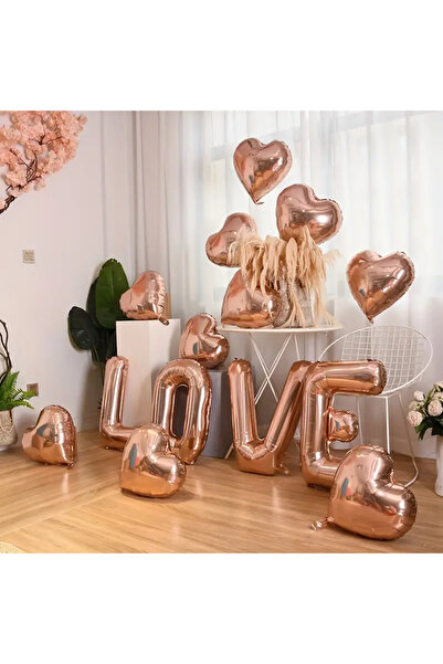 CUGY ROMANTİK PARTİ SETİ ÖZEL GÜNLER SEVGİLİLER İÇİN LOVE & KALPLİ KONSEPT