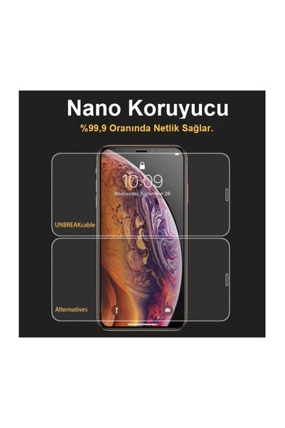 aheaks Apple iPhone 11 Nano Screen Protector Unbreakable Glass - Extra Thin N...