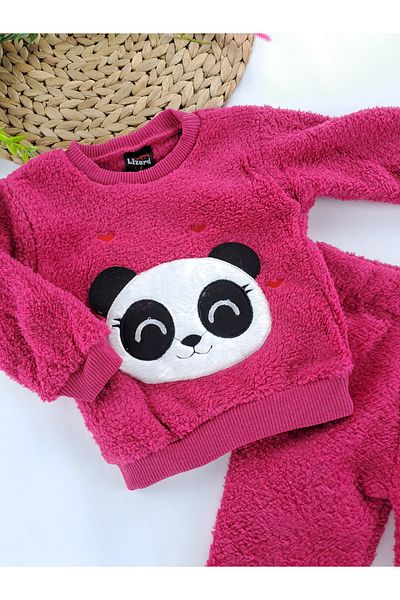 Butik Girl / Boy Plush Fleece Double Pajamas Set Different Color Options