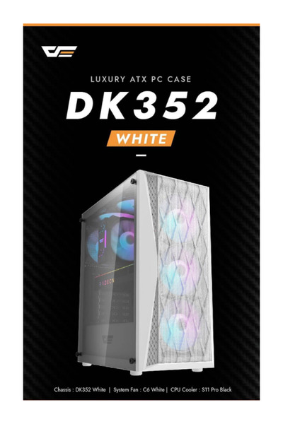 Dark Flash DarkFlash DK 352 Beyaz (White) Bilgisayar Kasası