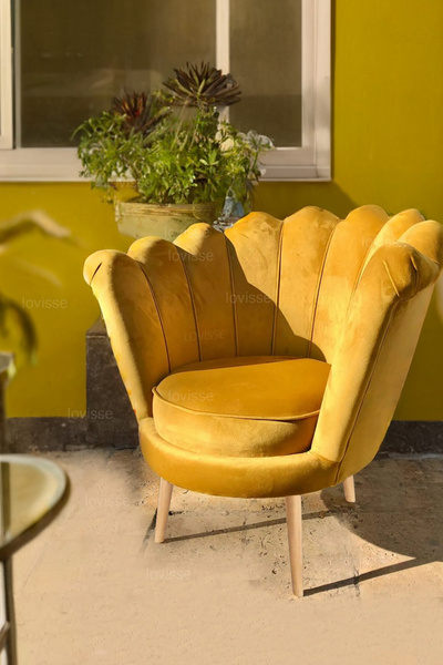 LOVİSSE HOME Papatya Berjer, Tekli Koltuk, Ofis, Bekleme, Güzellik Merkezi, Otel, Lobi, Çay Seti