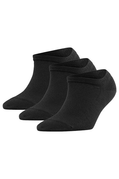 FALKE Damen Sneakersocken 3er-Pack – Active Breeze, einfarbig, Lyocell-Faser