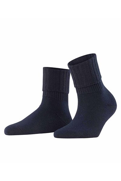 FALKE Damen Socken - Striggings Rib, Kurzssocken, Umschlagsocken, Logo, einfarbig, lang