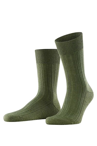 FALKE Herren Socken - Teppich im Schuh, Merinowolle, Unifarben