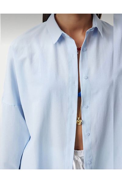Bigdart Women's Oversize Basic Shirt