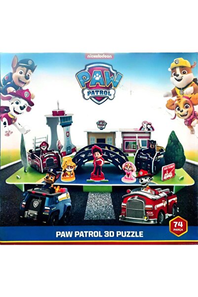 Utku Oyuncak PAW PATROL 74 PARÇA 3D PUZZLE
