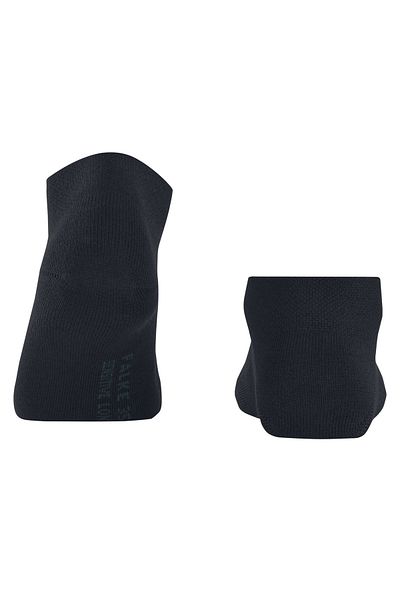 FALKE Damen Sneaker-Socken 2er Pack – Sensitive London, Baumwolle, Bündchen, Logo, einfarbig, kurz