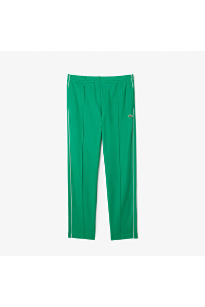 Lacoste Erkek Regular Fit Çizgili Yeşil Eşofman Altı