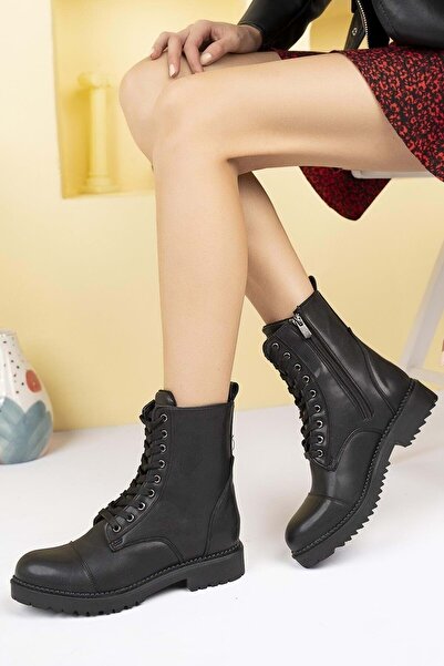 KOCAMANLAR Ayakdaş 2075 Uzun Postal Bot Siyah-cilt