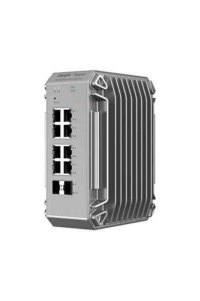 RUIJIE Reyee RG-NIS3100-8GT2SFP-HP 8 منافذ جيجابت PoE + 2GE SFP مفتاح صناعي